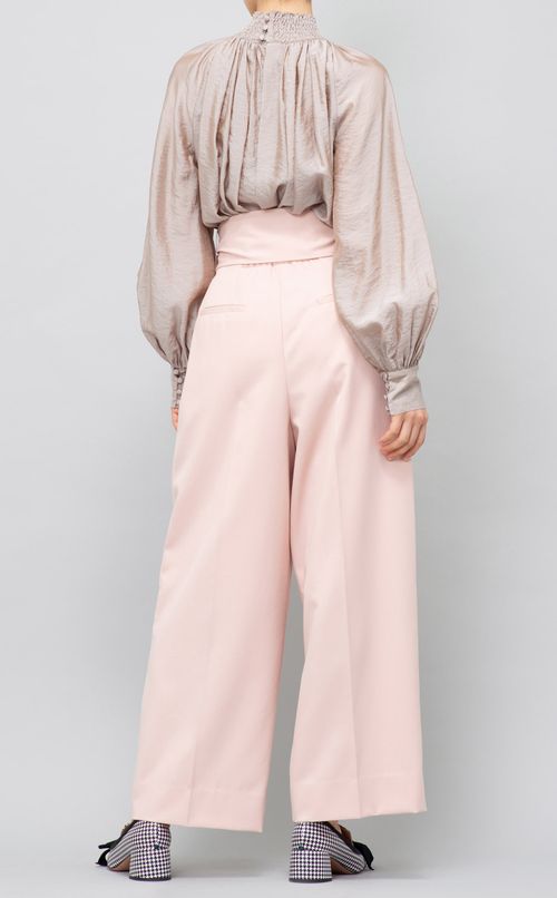 ハイウエストカーブパンツ