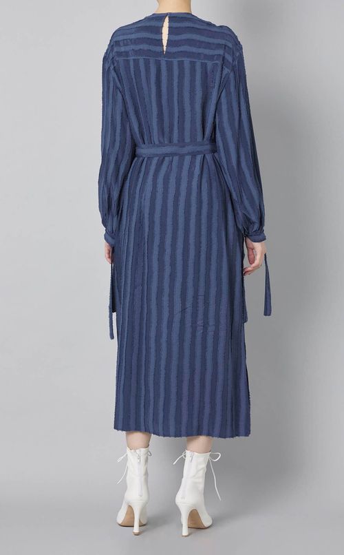 ジャガードストライプワンピース