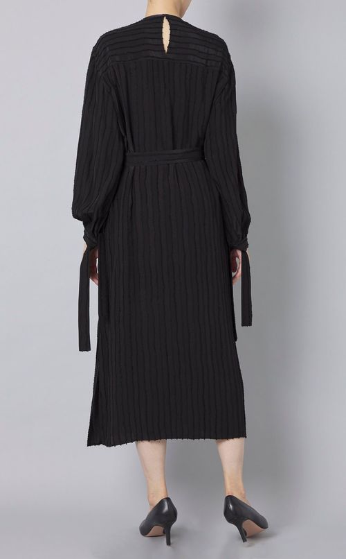 ジャガードストライプワンピース