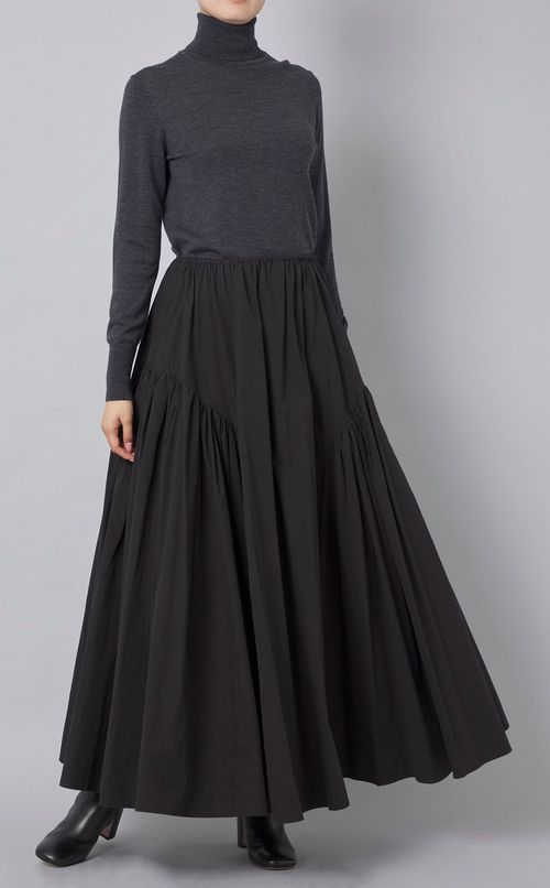 サイドギャザーボリュームスカート