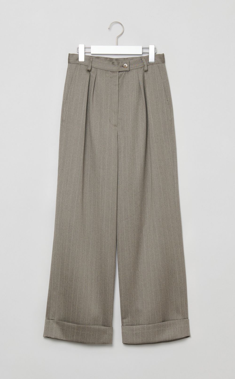 ダブルタックワイドトラウザー