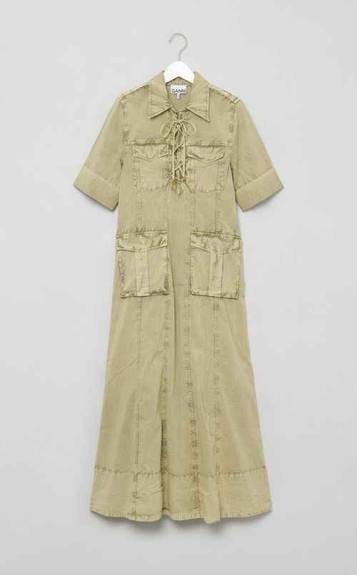 コットンマキシワンピース