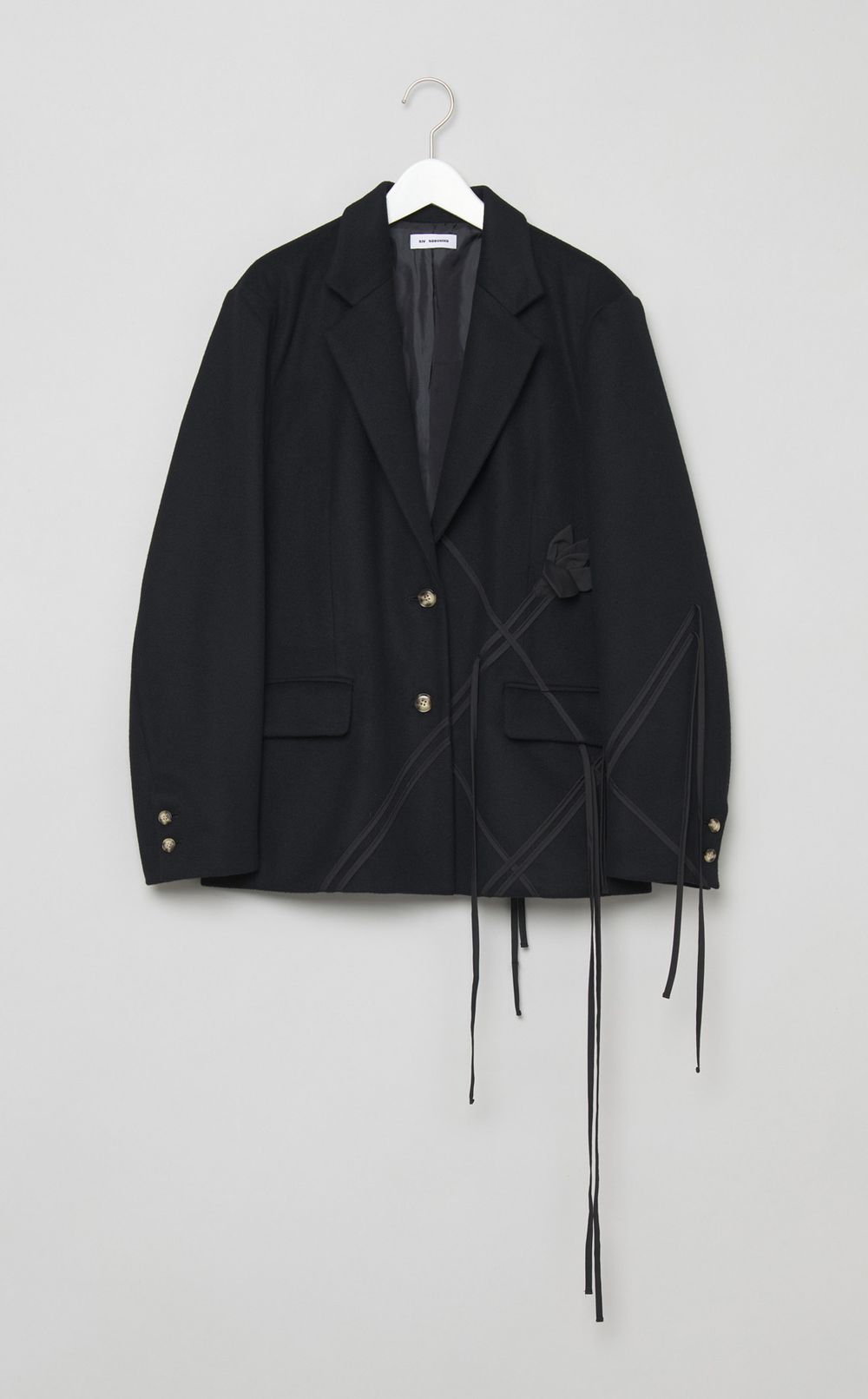 フラワーモチーフオーバーサイズジャケット