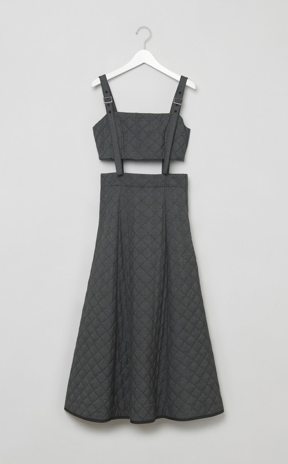 キルティング2wayジャンパースカート