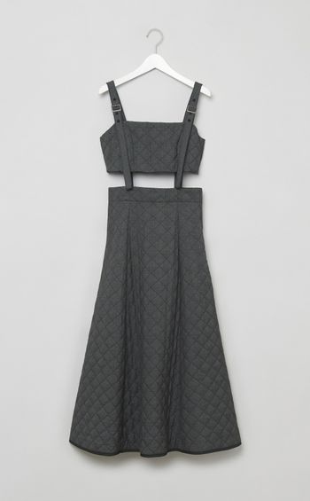 キルティング2wayジャンパースカート