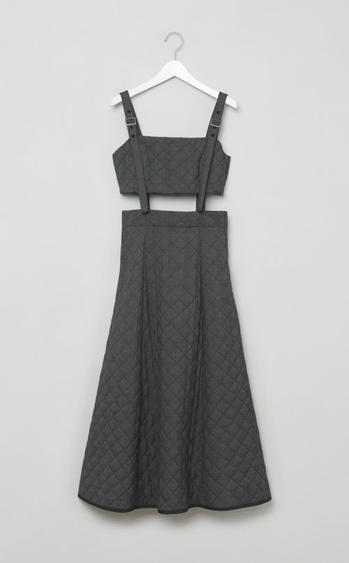 キルティング2wayジャンパースカート