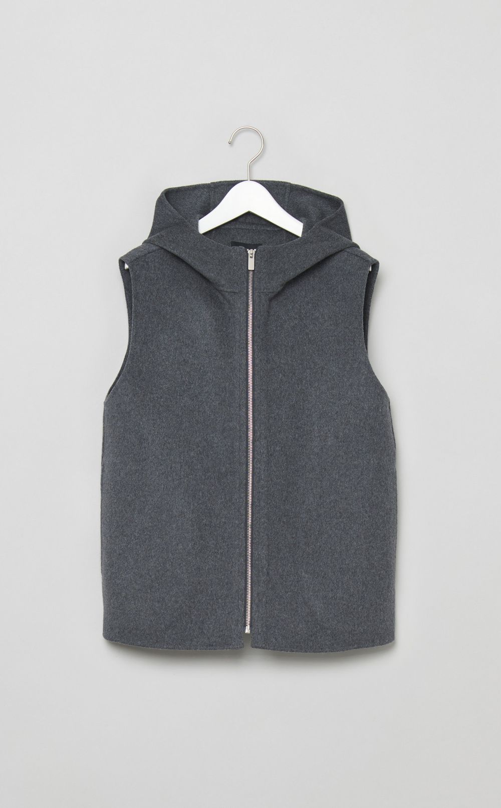 フーディージップベスト