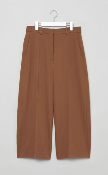 センタープレスストレートパンツ