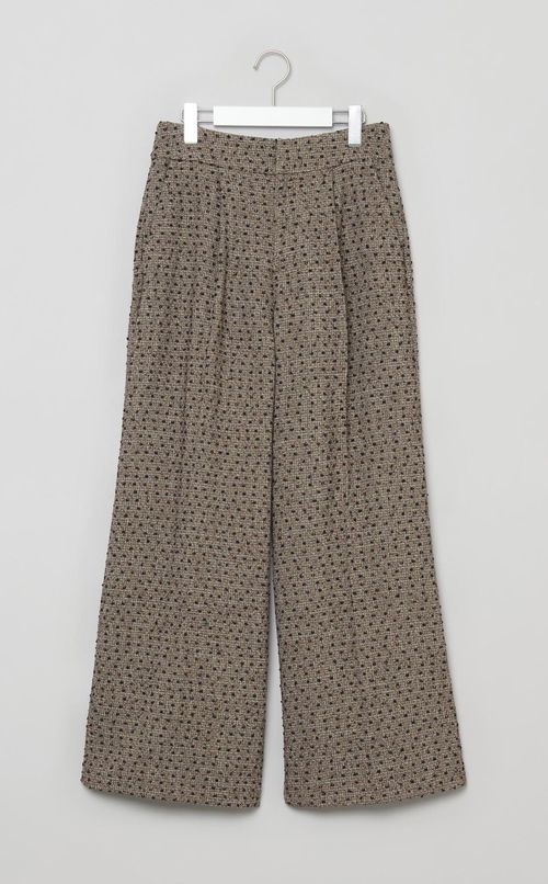 ミックスジャガードワイドパンツ