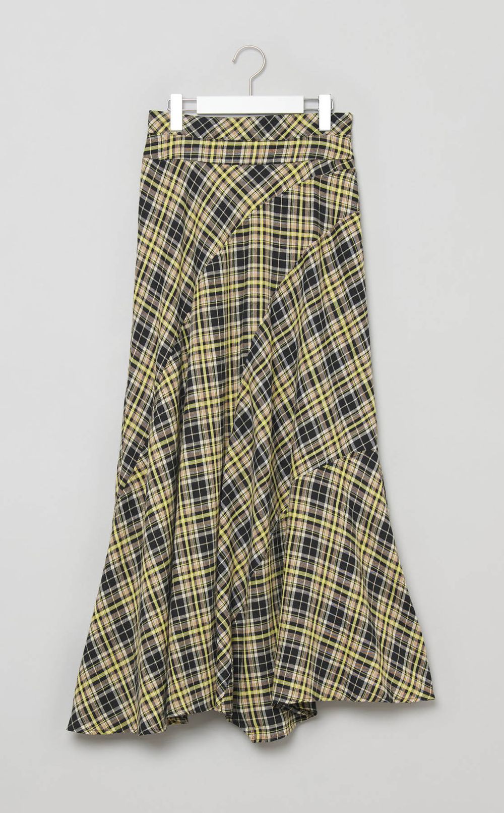 ランダムチェックフレアスカート