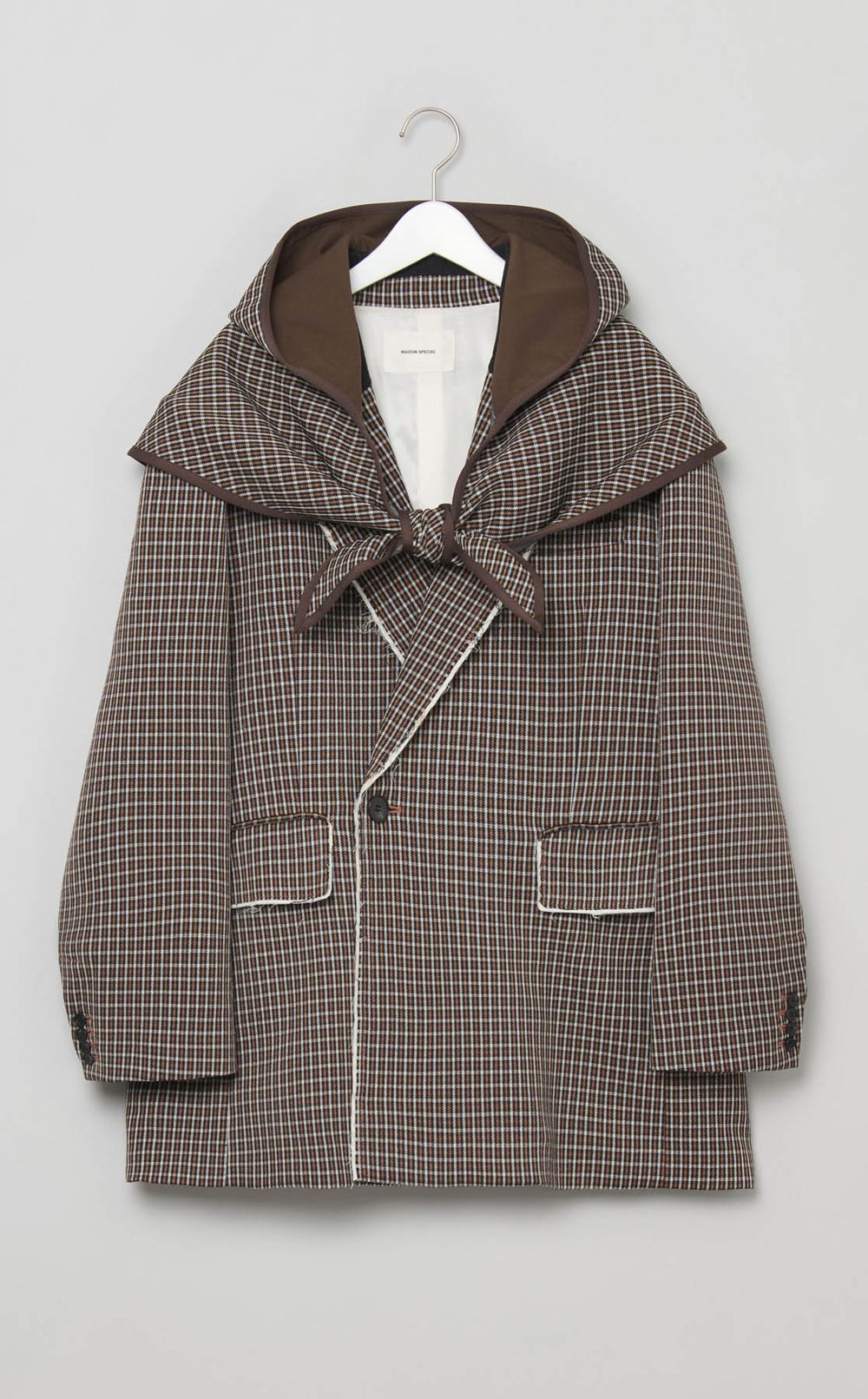 フードスカーフジャケットコート