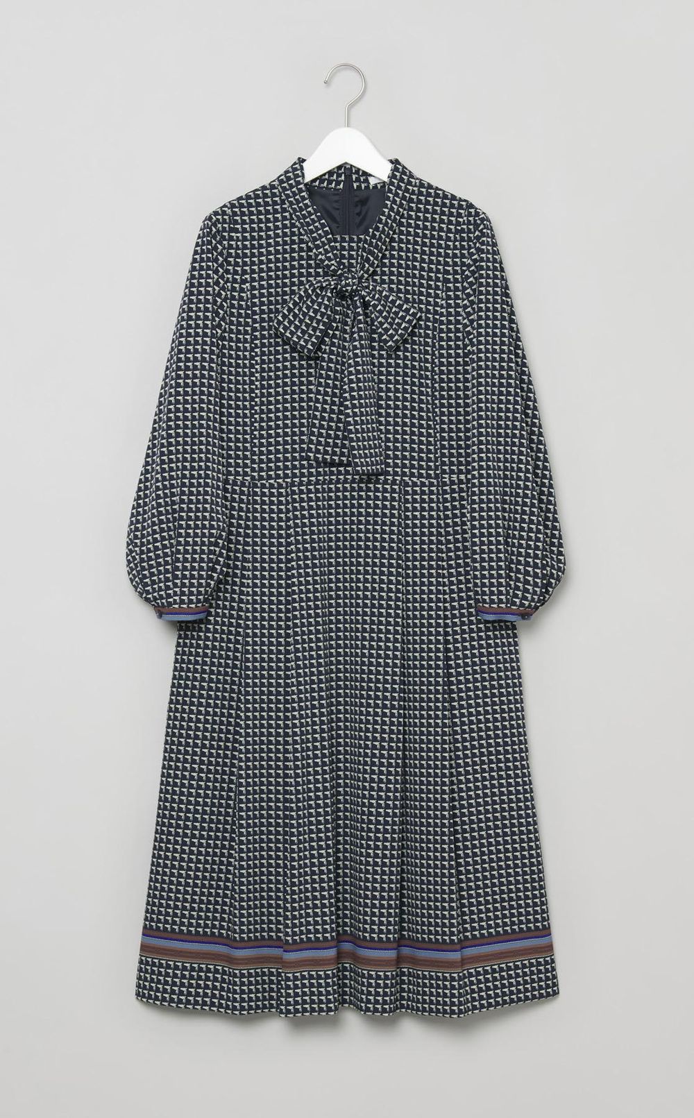 ホースプリントボウタイワンピース