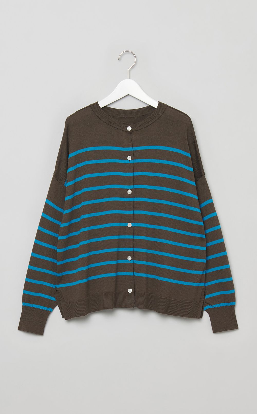 2wayワイドボーダーカーディガン