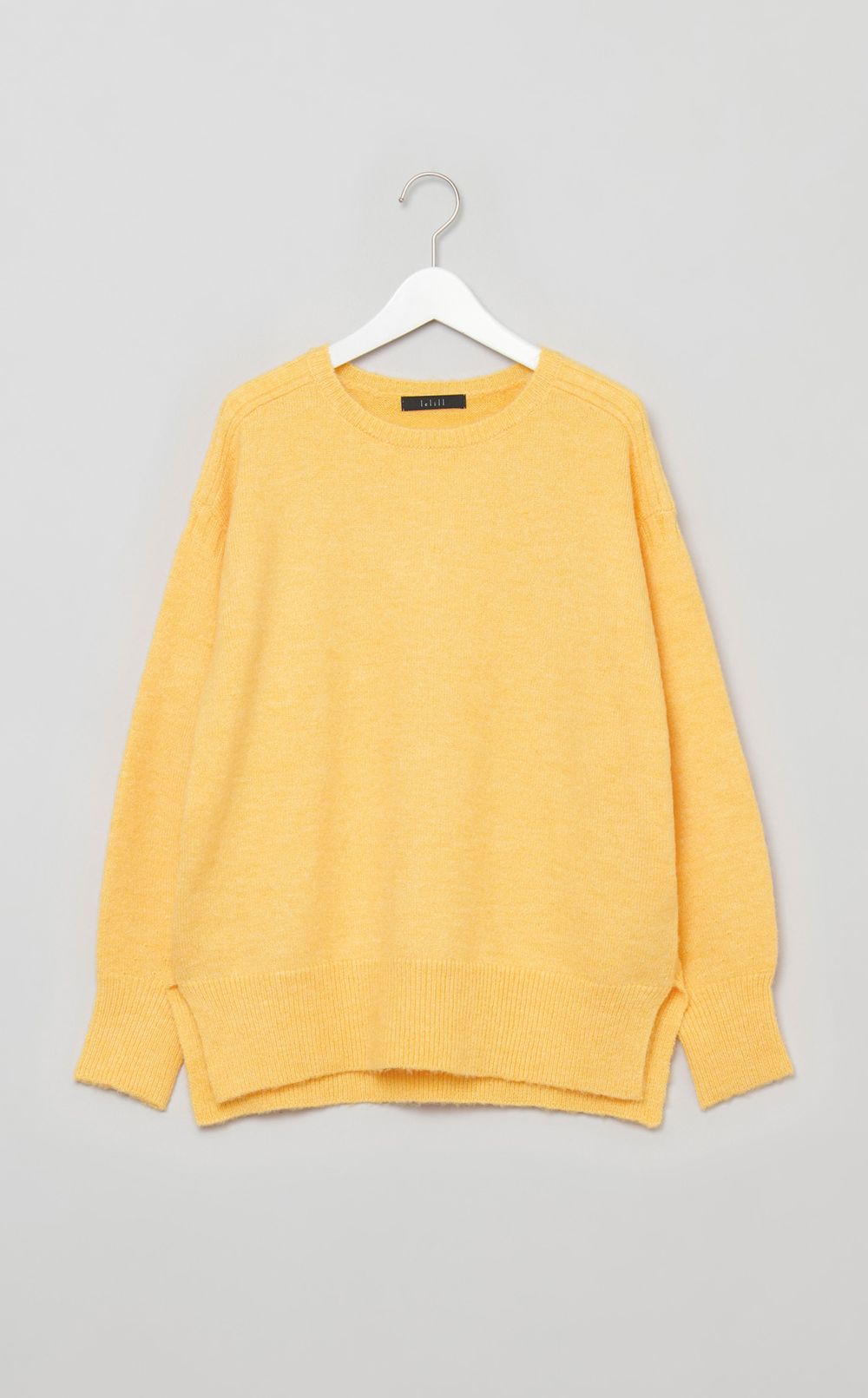 メランジミックスニットプルオーバー