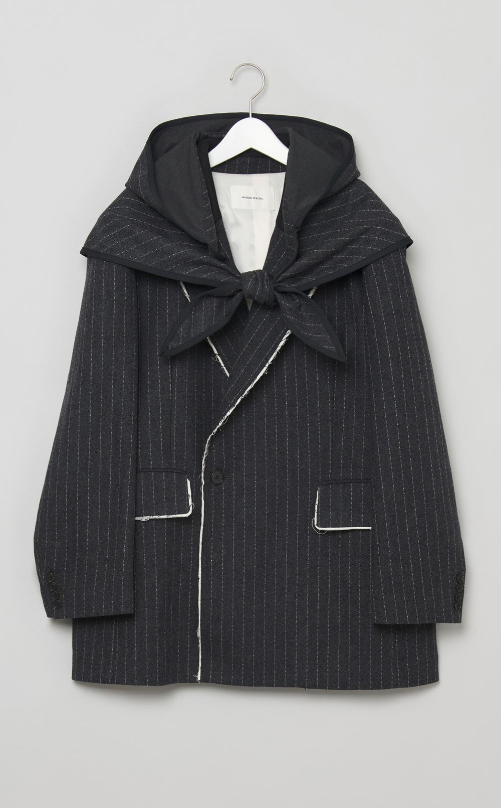 フードスカーフジャケットコート