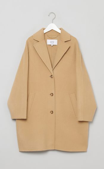 ダブルフェイスコクーンコート