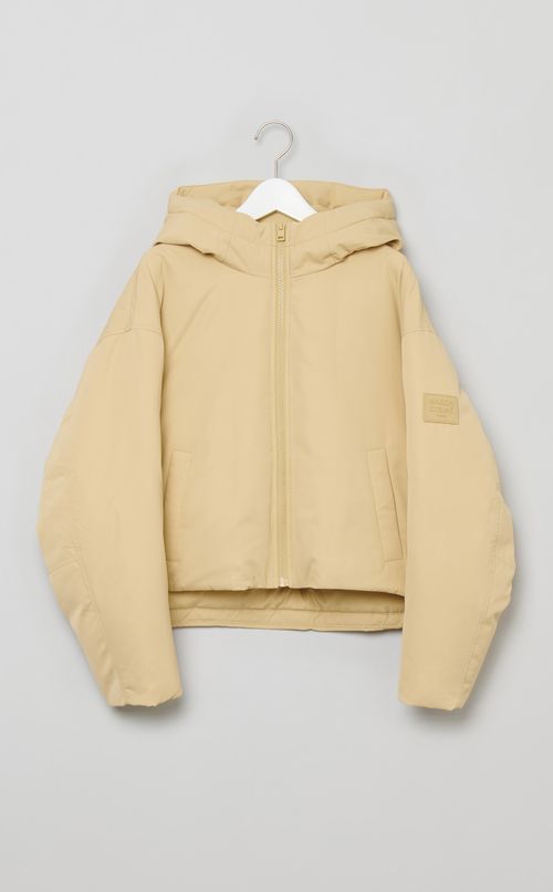 ショートパファー フードブルゾン