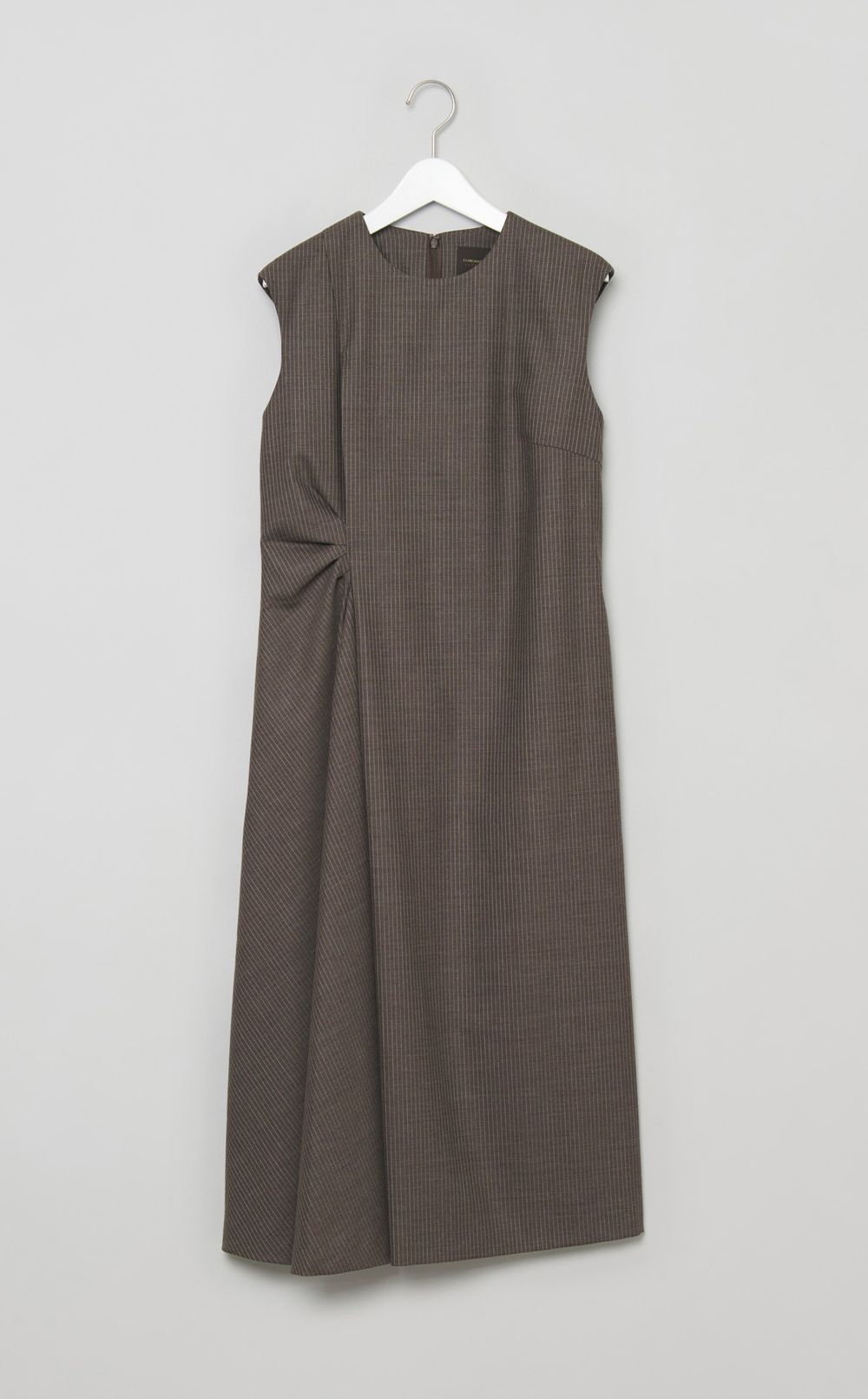 アシンメトリードレープワンピース