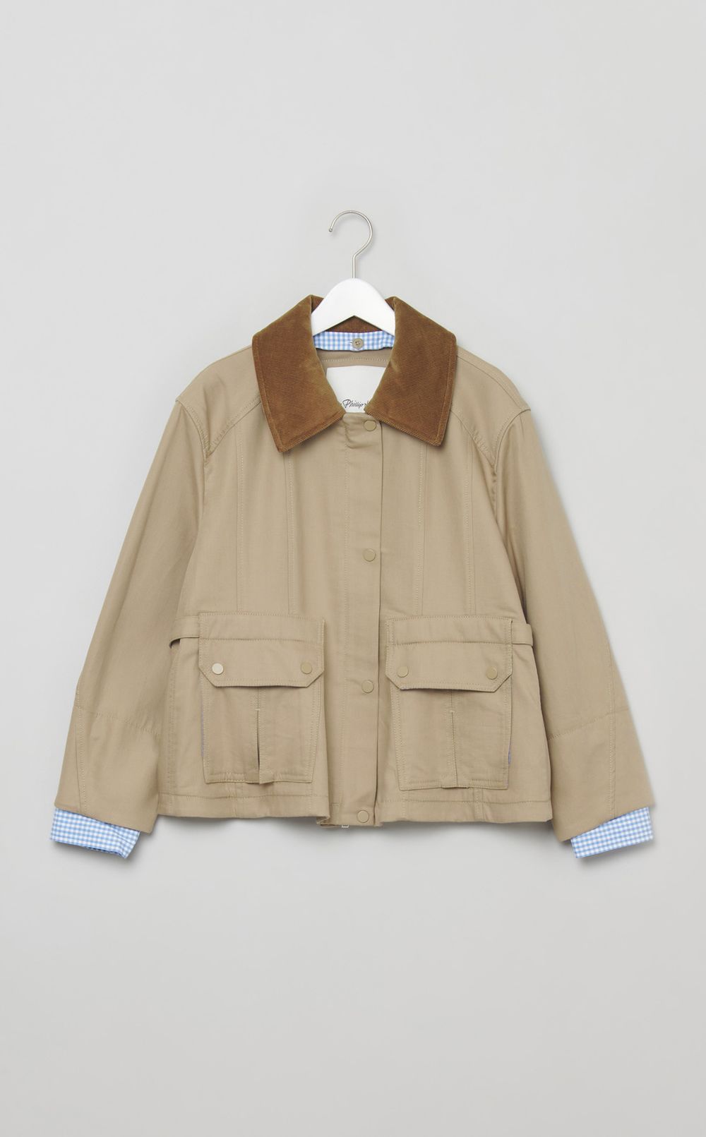 クロップドコンビジャケット