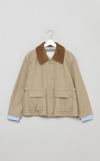 クロップドコンビジャケット