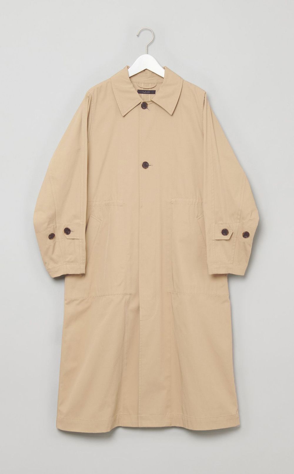 ベンチレーションステンカラーコート