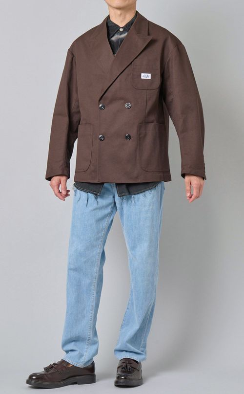 オーバーダイチェックシャツ