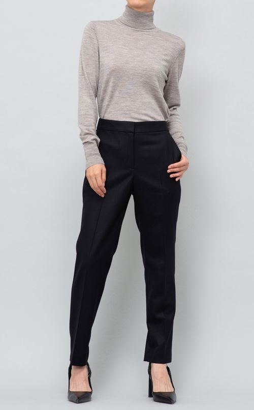 ウールテーパードスリムパンツ