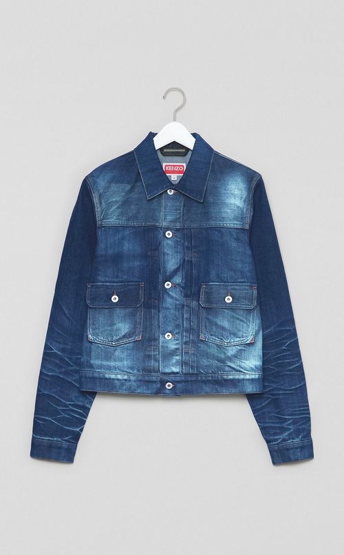 ダーティーデニムトラッカージャケット