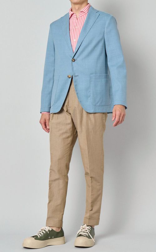 バランサーストライプシャツ