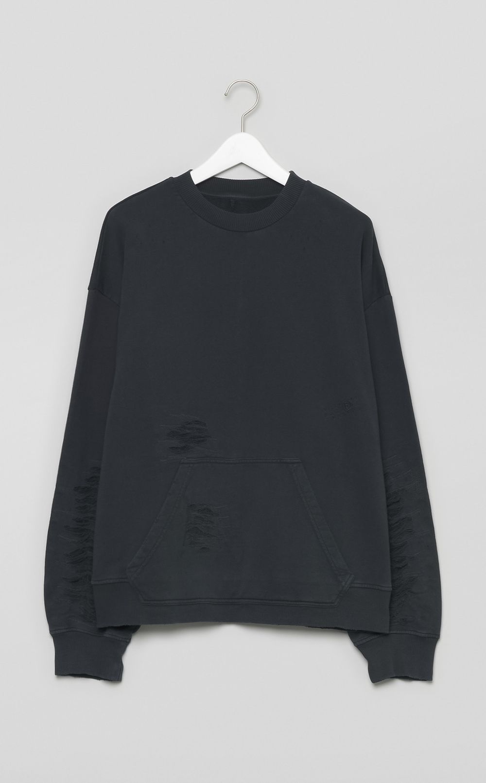 ブラッシュドクルーネックスウェット