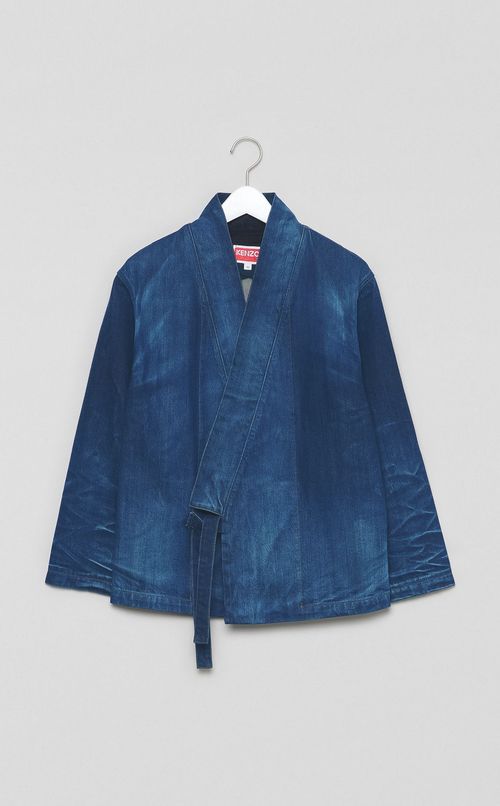 ダーティーデニムキモノジャケット
