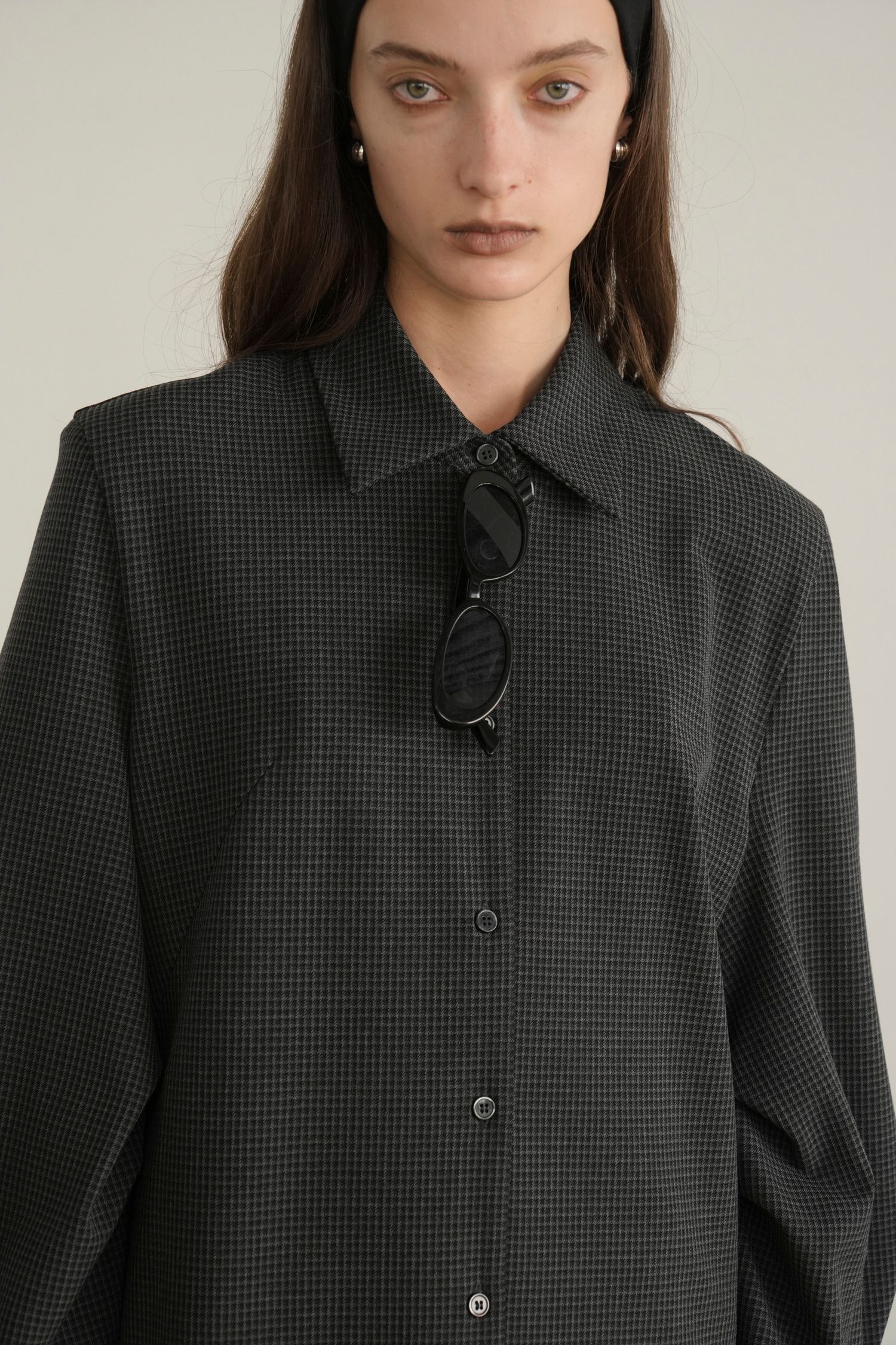 CLANE｜チェックシャツワンピース