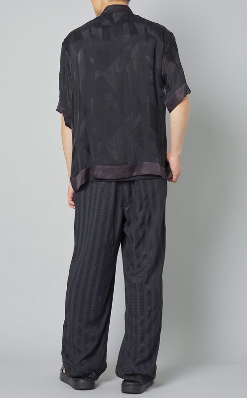 ジャカードハーフスリーブシャツ