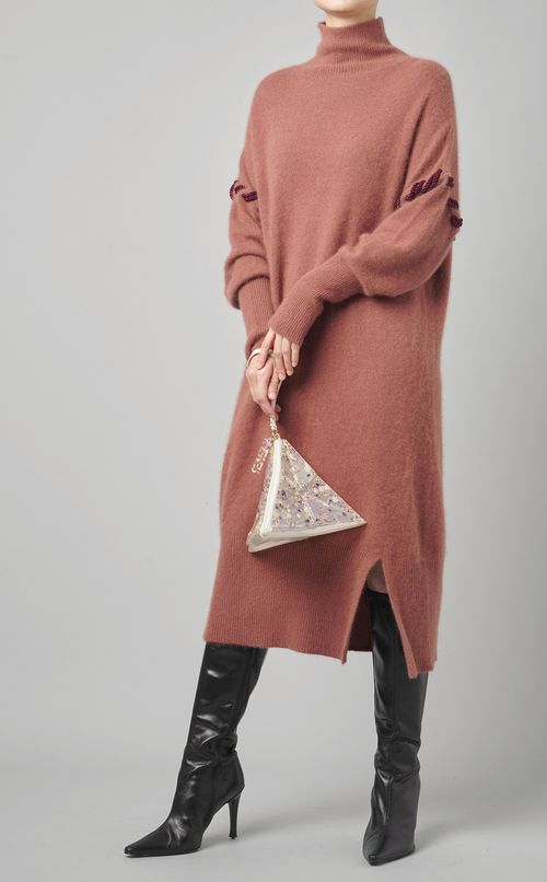 フラワーアクリルミニバッグ