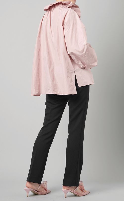 タフタリボンブラウス