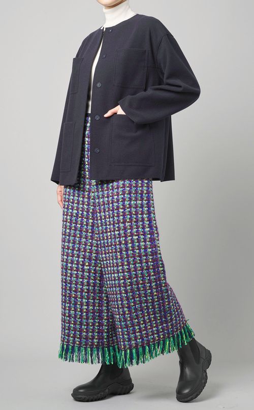 ミックスツイードフレアパンツ