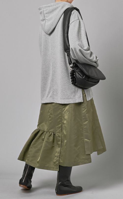 裏毛フーディプルオーバー