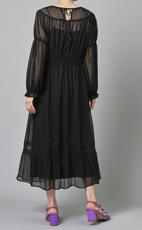 シフォンレースワンピース