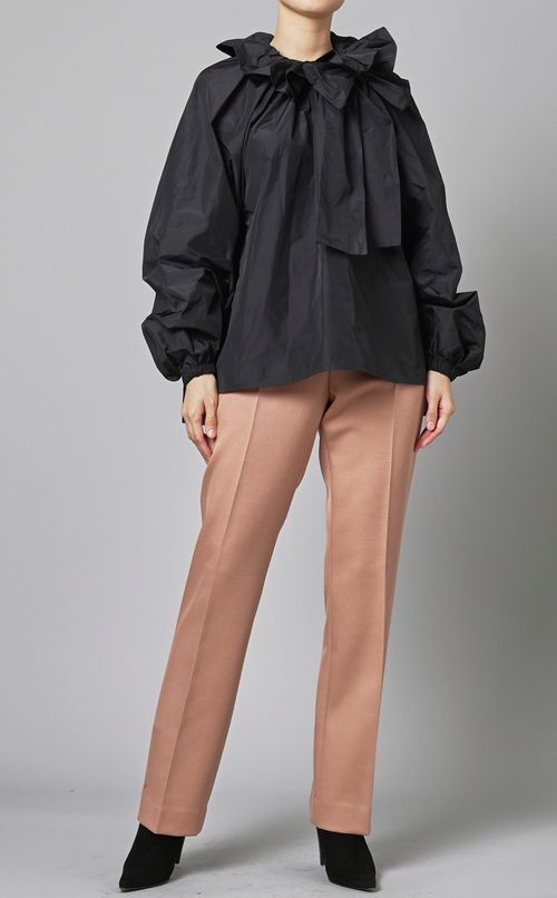 タフタリボンブラウス