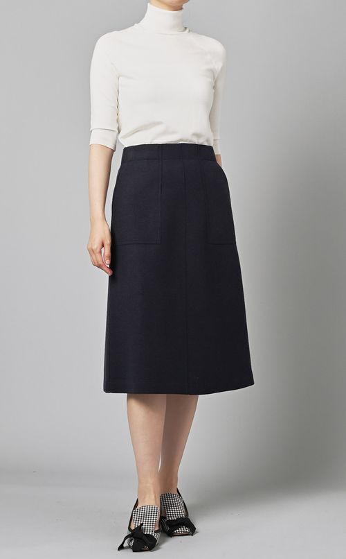 ジャージートラペーズスカート