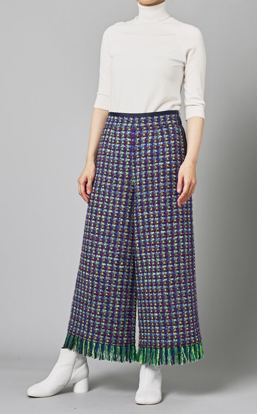 ミックスツイードフレアパンツ