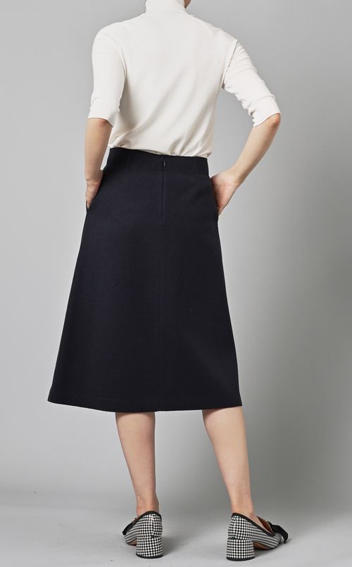 ジャージートラペーズスカート