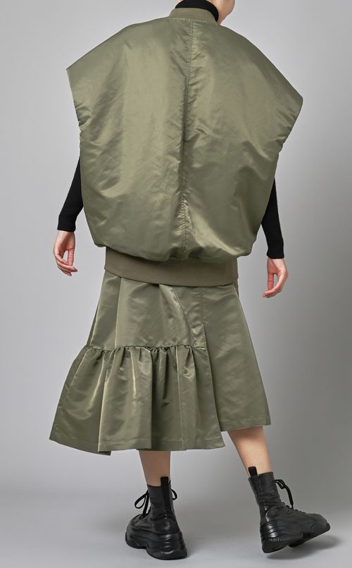 コクーンシルエットMA-1ベスト