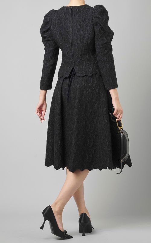 ウールジャガードブラウス