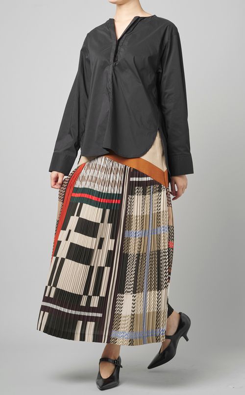 2wayフリルカラーブラウス