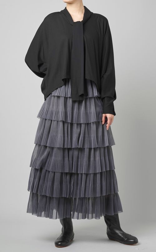 ハイゲージボウタイブラウス