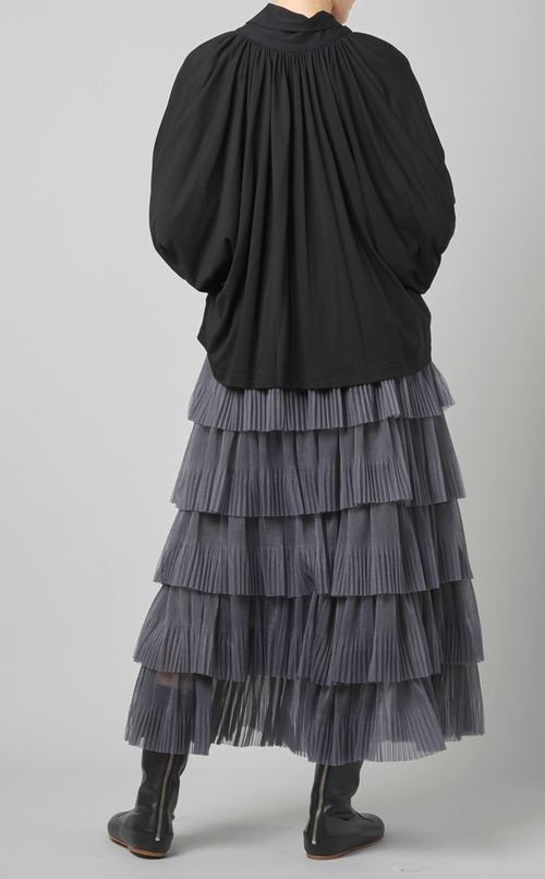 ハイゲージボウタイブラウス