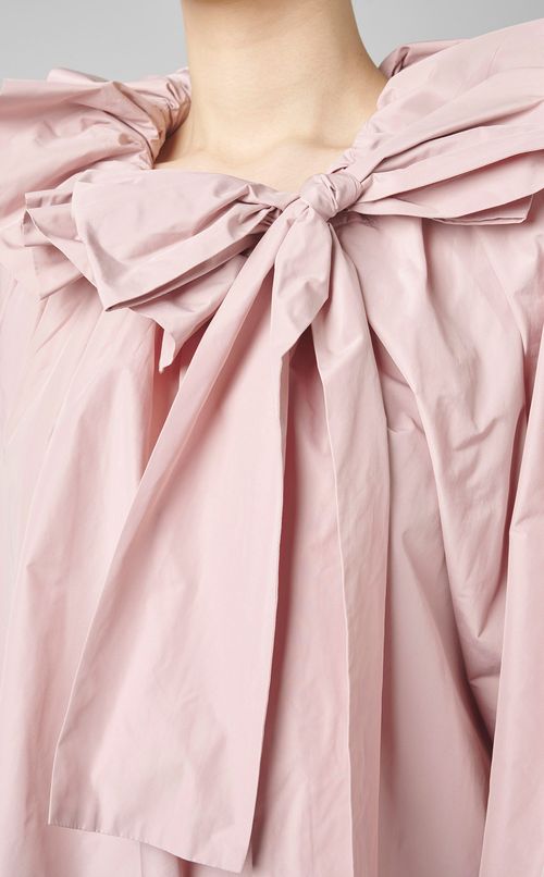 タフタリボンブラウス