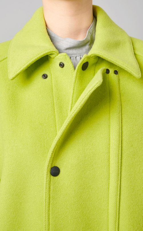 ウールネオンカラーコート