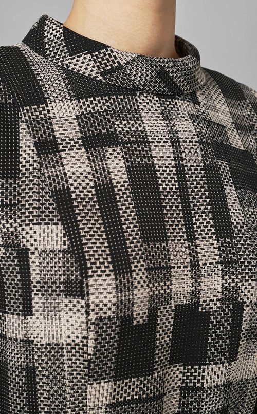 デジタルチェック柄ワンピース